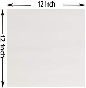 img 2 attached to 🖼️ 12-Pack 7mil Blank Stencil Material Sheets - 12 x 12 inch PET Templates for Custom Stencil Making