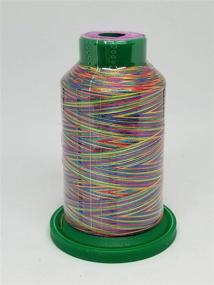 img 1 attached to 🌈 Vibrant Isacord Embroidery Thread Variegated (9916 Rainbow): A Colorful Stitching Delight