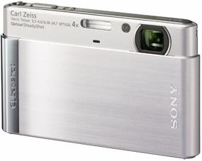 img 1 attached to 📷Серебряная цифровая камера Sony Cyber-shot DSC-T90 12,1 МП с 4-кратным оптическим зумом и стабилизацией изображения Super Steady Shot