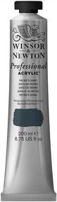 img 4 attached to Winsor & Newton Professional Acrylic Color Paint, 200ml Tube, Payne's Gray - Vibrant and Versatile Acrylic Paint for Artists