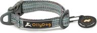 rescuedog collar with buckle - lightweight, adjustable safety for outdoor use, durable & comfortable for small, medium, or large dogs - made from recycled materials logo