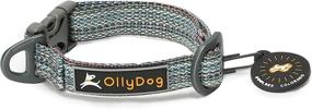 img 4 attached to RESCUEDog Collar with Buckle - Lightweight, Adjustable Safety for Outdoor Use, Durable & Comfortable for Small, Medium, or Large Dogs - Made from Recycled Materials