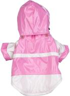 🐾 pvc waterproof adjustable pet raincoat in a stylish two-tone design логотип