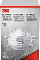 🌬️ enhanced 3m 8200hb3 respirator for efficient fiberglass sanding логотип