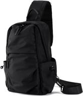 🎒 resistant crossbody shoulder walking backpack logo