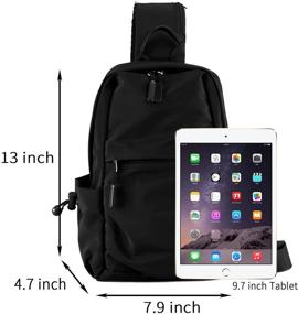 img 2 attached to 🎒 Resistant Crossbody Shoulder Walking Backpack