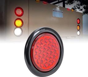 img 4 attached to LED Trailer Certified Included Waterproof Lights & Lighting Accessories for Towing & Trailer Lighting