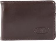 big skinny acrobat leather wallet logo