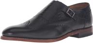 stacy adams strap loafer black men's shoes logo