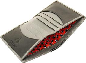 img 1 attached to Men's Accessories: Visconti Bi Fold Wallet in Two Tone Leather