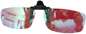 img 1 attached to 🌈 Enhance Your Vision with 180° Flippable Color Blind Glasses Clip for Indoor and Outdoor Use