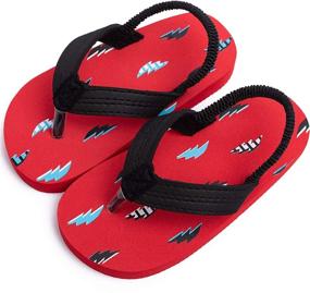 img 4 attached to Toddler Unicorn Dinosaur Sandals Numeric_10_Point_5 Boys' Shoes : Sandals