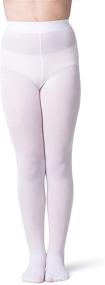 img 3 attached to Silky Toes Microfiber Opaque Tights: Premium Girls' Clothing for Comfort and Style