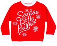 👕 small boys' tipsy elves sweater in child clothing - sweaters logo