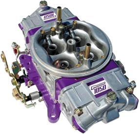 img 1 attached to 🏎️ ProForm Race Series Carburetor: 4-Barrel, 850 CFM, Square Bore, No Choke, Mechanical Secondary, Dual Inlet, Silver/Purple - Each