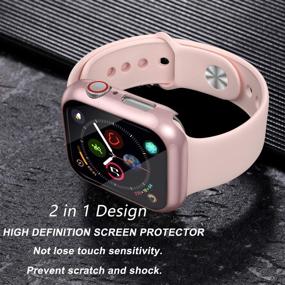 img 2 attached to Чехол Mocodi 4 Pack для Apple Watch 38 мм серии 3/2/1 с защитой экрана из закаленного стекла