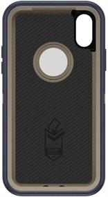 img 1 attached to 📱 Enhanced Protection with OtterBox DEFENDER SERIES SCREENLESS EDITION Case for iPhone Xs & iPhone X - Dark Lake (Chinchilla/Dress Blues) - Retail Packaging