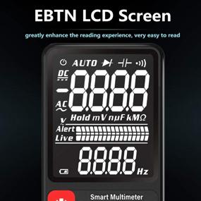 img 2 attached to 🔌 Bside Upgraded Multimeter Digital Voltage Tester: Accurate & Versatile True RMS Auto Ranging Volt Ohm Hz Continuity Capacitance Diode Tester with Analog Bar & 5 LED Indicators