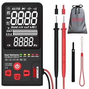 img 4 attached to 🔌 Bside Upgraded Multimeter Digital Voltage Tester: Accurate & Versatile True RMS Auto Ranging Volt Ohm Hz Continuity Capacitance Diode Tester with Analog Bar & 5 LED Indicators