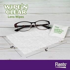 img 1 attached to 🧽 Flents Lens Wipes: Anti-Streak, Fast Drying, White, 150 Count, Made in the USA