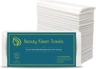 beauty kleen towels disposable biodegradable logo