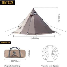 img 2 attached to OneTigris Fortress Camping Waterproof Wind Proof