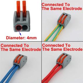 img 1 attached to CESFONJER Conductors Terminal Block ⚡️ Assortment Wire Connectors 26 pcs Compact 222-412