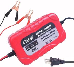 img 4 attached to 🔋 KATBO 2Amp Smart Battery Charger Maintainer 6V 12V - Ultimate Power Solution for Cars, 4 Wheelers, Motorcycles, ATVs, RVs & More