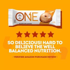 img 3 attached to ONE Protein Bars Maple Glazed Doughnut - Gluten-Free 20g Protein Bar, Low Sugar Snack for High Protein Diets (12-Pack, 2.12 oz)