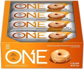 img 1 attached to ONE Protein Bars Maple Glazed Doughnut - Gluten-Free 20g Protein Bar, Low Sugar Snack for High Protein Diets (12-Pack, 2.12 oz)