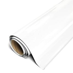 img 1 attached to 🌈 Siser EasyPSV Permanent Craft Vinyl 12"x15' Roll in White Cloud - Durable and Self Adhesive