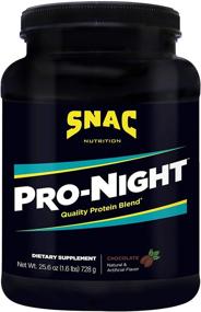 img 2 attached to 🍫 Продукт SNAC Pro-Night: Оптимизация восстановления мышц с шоколадным протеиновым комплексом для ночи