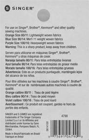 img 3 attached to 🧵 Singer S4790 Universal Assorted Sewing Machine Needles: Compatible with Singer, Janome, Brother, Pfaff, Bernina, Elna, Toyota, Viking, Husqvarna, New-Home