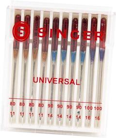 img 2 attached to 🧵 Singer S4790 Universal Assorted Sewing Machine Needles: Compatible with Singer, Janome, Brother, Pfaff, Bernina, Elna, Toyota, Viking, Husqvarna, New-Home