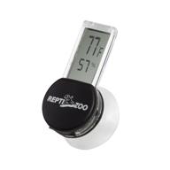 🦎 repti zoo reptile terrarium thermometer hygrometer: accurate digital display for monitoring pet rearing box climate logo
