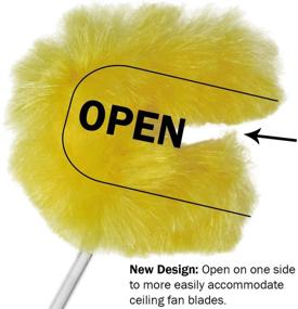 img 2 attached to 🧹 Evelots Ceiling Fan Duster: Extended Reach for All Size Blades with Dual-Sided Microfiber