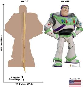 img 3 attached to 🚀 Buzz Lightyear Life Size Cardboard Cutout Standup - Toy Story 4 (2019 Film) by Advanced Graphics: Perfect for Disney Pixar Fans!