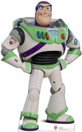 🚀 buzz lightyear life size cardboard cutout standup - toy story 4 (2019 film) by advanced graphics: perfect for disney pixar fans! logo