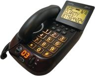📞 усиленный проводной телефон altoplus - clarity 54505.001, черный логотип