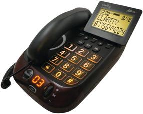 img 1 attached to 📞 Усиленный проводной телефон AltoPlus - Clarity 54505.001, черный