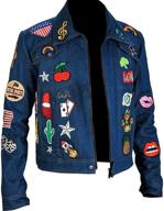 showcase your unique style with prime fashion egerton denim jacket patches - a must-have in women's clothing logo