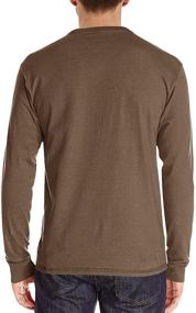 img 3 attached to PASLTER Sleeve Henley Shirts Placket