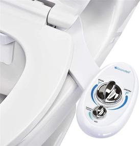 img 4 attached to 🚽 Brondell LH-12 Left Hand Bidet Attachment SouthSpa Dual Nozzle - Enhanced Control Panel on Left Side - Dual Positionable Nozzles for Front and Rear Wash