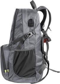 img 1 attached to Leader Accessories Foldable Daypack Grey