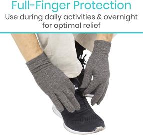 img 1 attached to 🧤 Relieve Carpal Tunnel & Arthritis with Vive Full Compression Gloves