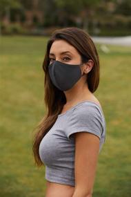 img 2 attached to Phisis Workout Sports Face Mask: Breathable, Washable & Adjustable Athletic Exercise Masks for Adult Women, Men & Youth at the Gym