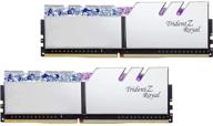 💎 g.skill trident z royal 64gb (2 x 32gb) ddr4 3200 cl16-18-18-38 1.35v sdram desktop memory f4-3200c16d-64gtrs 💎 g.skill trident z royal 64 гб (2 x 32 гб) ddr4 3200 cl16-18-18-38 1.35v sdram память для настольного компьютера f4-3200c16d-64gtrs логотип