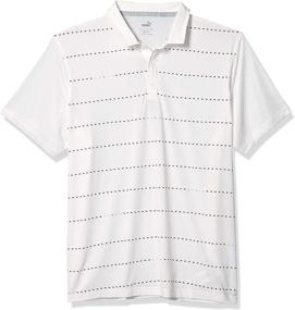 img 4 attached to PUMA Fusion Bright White Barbados Cherry Men's Clothing and Shirts