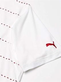 img 1 attached to PUMA Fusion Bright White Barbados Cherry Men's Clothing and Shirts