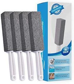 img 3 attached to 🧽 Efficient 4-Pack Pumice Cleaning Stone Set: Scrub Away Stubborn Stains